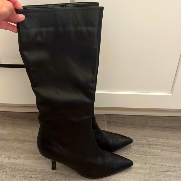 Colin Stuart black leather boots - Picture 1 of 3